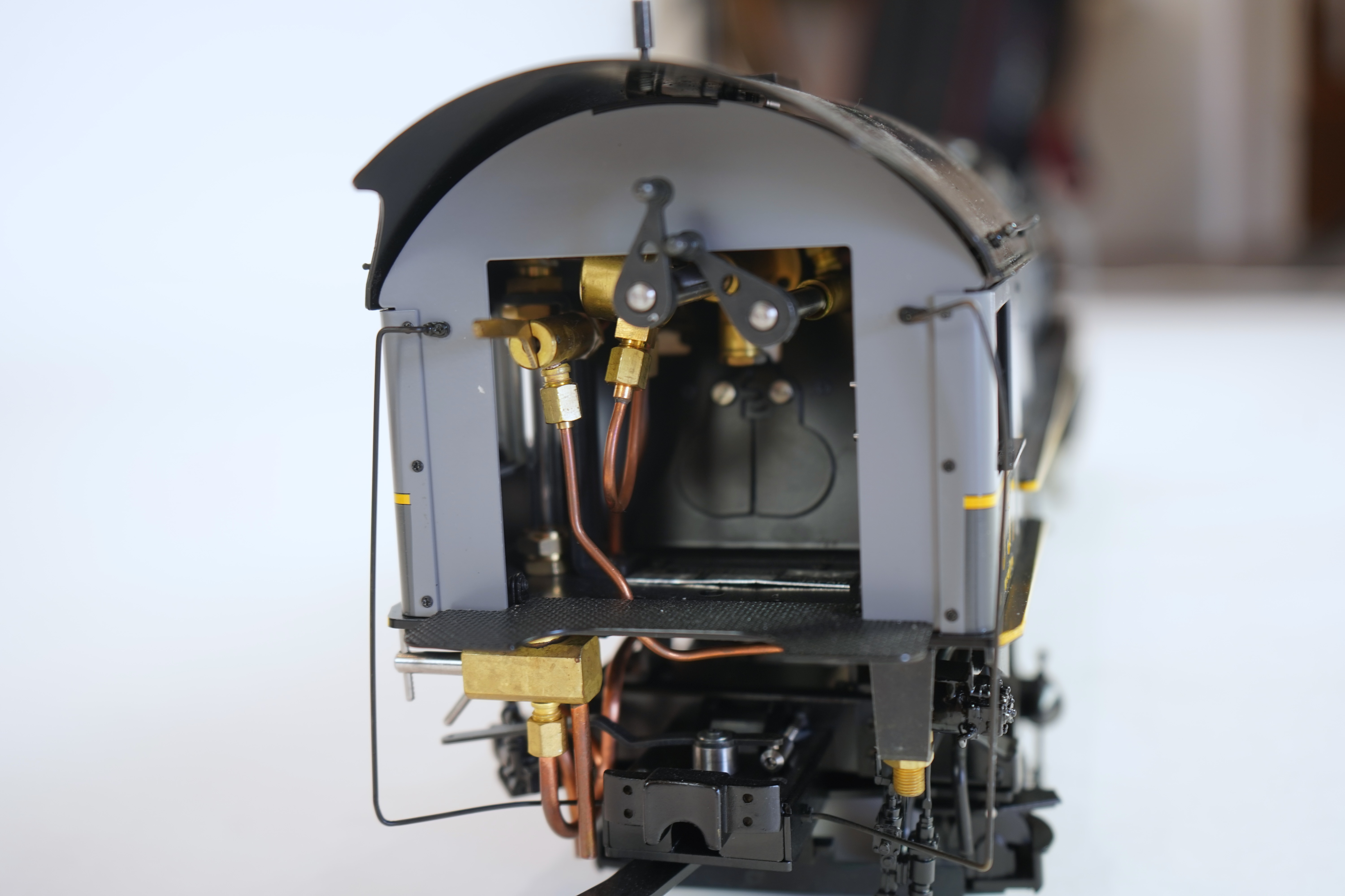 A Gauge One Aster Hobbies live steam Union Pacific FEF Class 844, 4-8-4 tender locomotive, 837, the factory ‘Built Up’ version, spirit fired working two cylinder motion, with assembly instructions, operating instructions